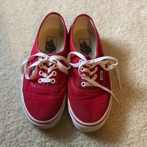 Red Vans